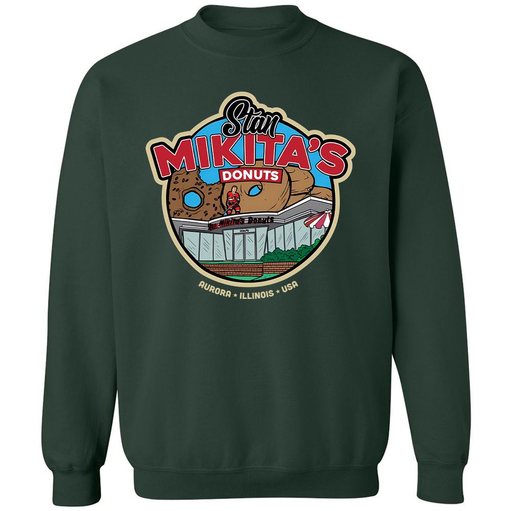 Classic Unisex Sweatshirt - 1ZK6C7VB - Forest Green - 4