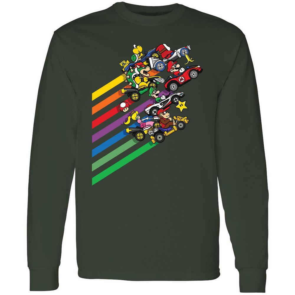 Long Sleeve T-Shirt - TZTUF855 - Forest Green - 4