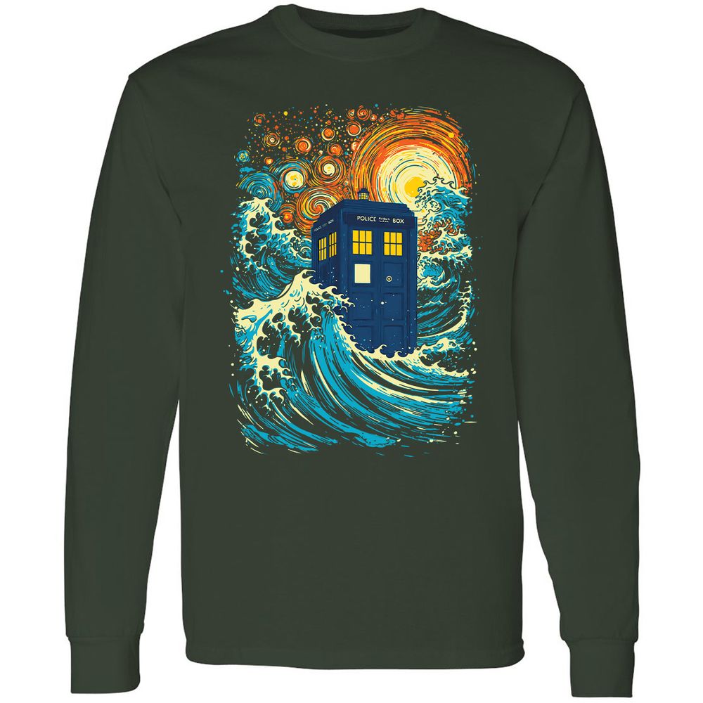 Long Sleeve T-Shirt - 3CTRKWKG - Forest Green - 4