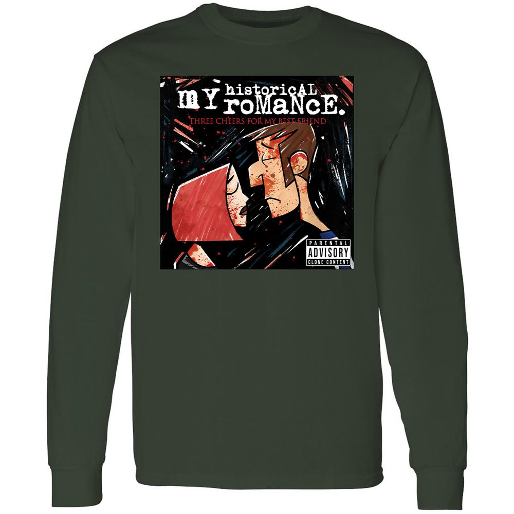 Long Sleeve T-Shirt - P4GPQGSC - Forest Green - 4