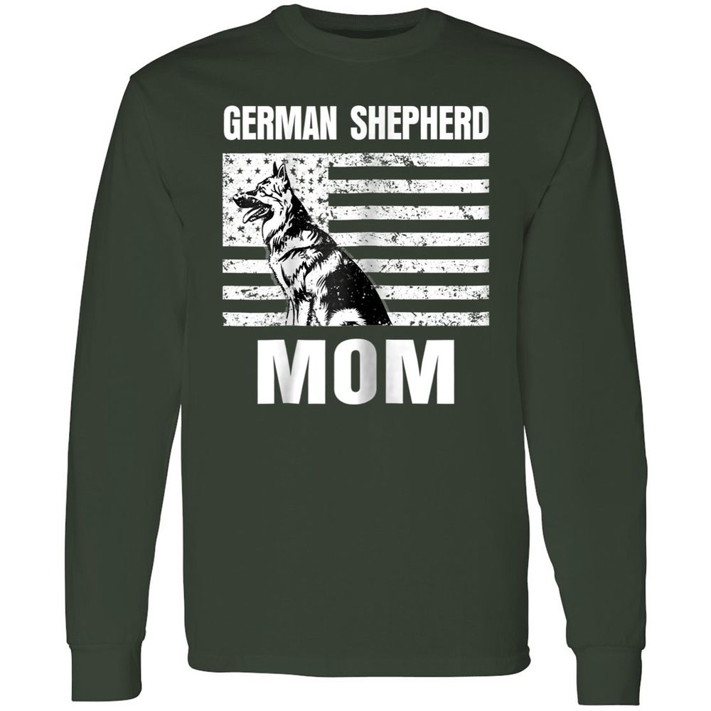 Long Sleeve T-Shirt - QDAGQBRZ - Forest Green - 4