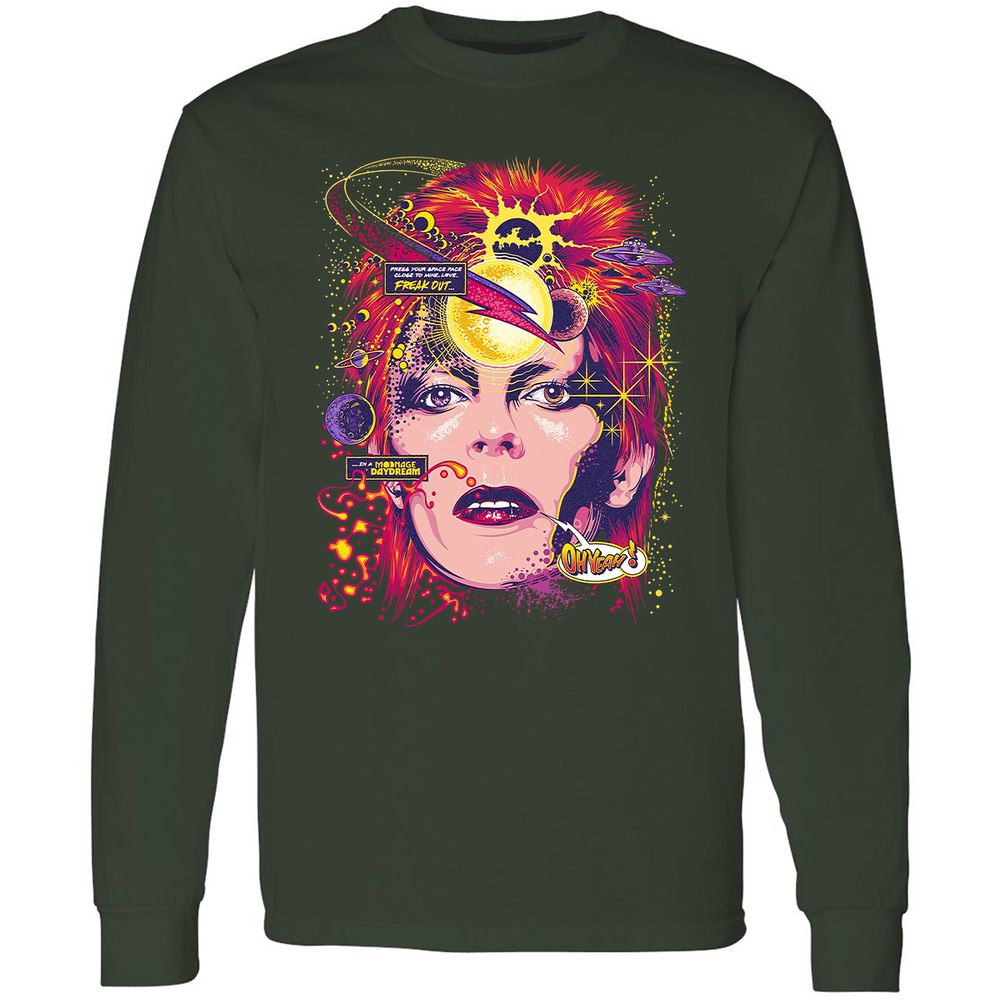 Long Sleeve T-Shirt - 677LA6ZU - Forest Green - 4