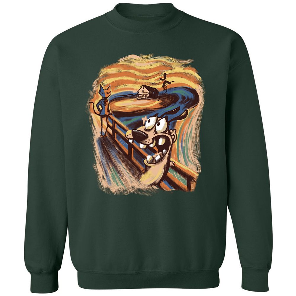 Classic Unisex Sweatshirt - AGDJWHSE - Forest Green - 4