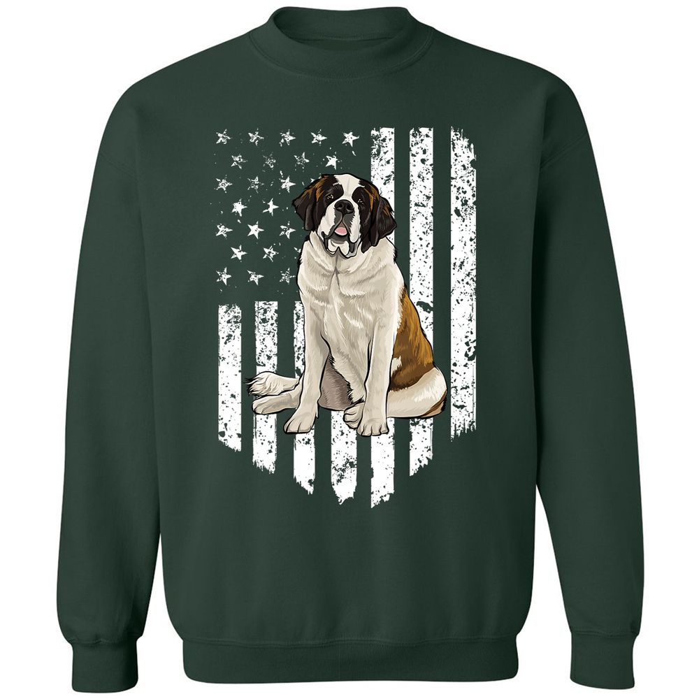 Classic Unisex Sweatshirt - M6DPBX8Q - Forest Green - 4