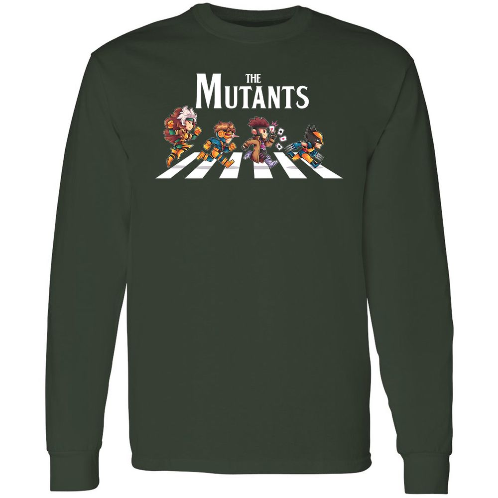 Long Sleeve T-Shirt - HQHS834F - Forest Green - 4