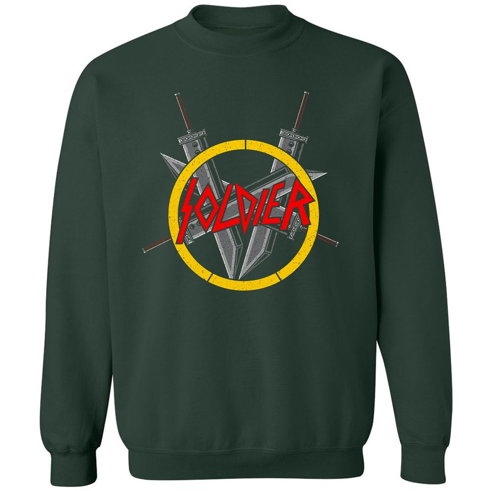 Classic Unisex Sweatshirt - E948EJ4Y - Forest Green - 4