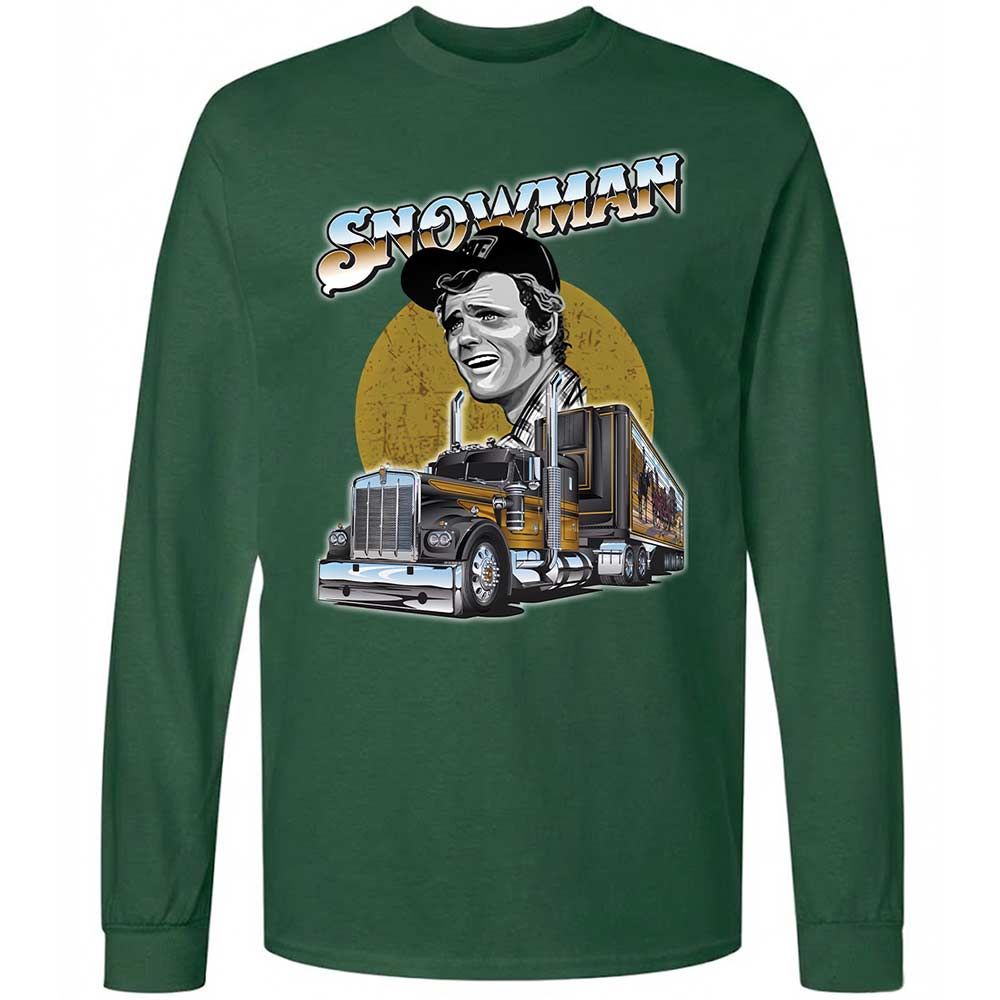 Long Sleeve T-Shirt - QBJ7M7H4 - Forest Green - 4