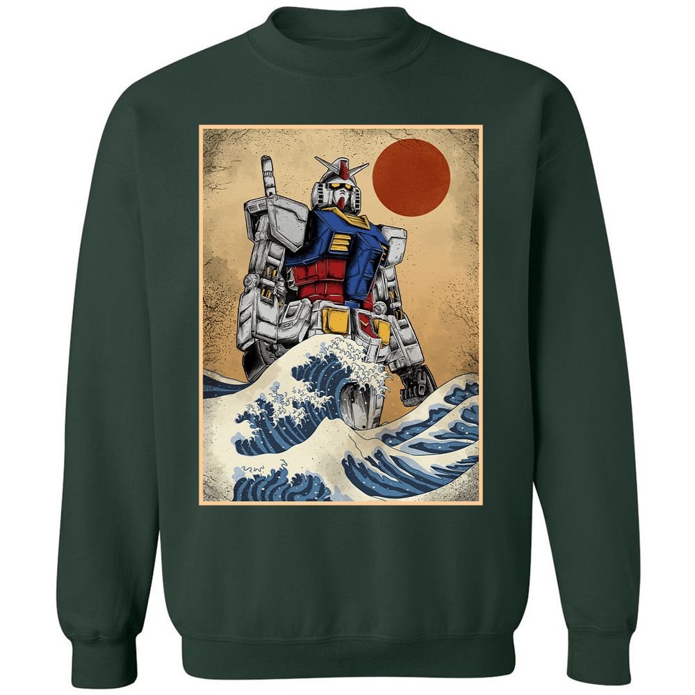 Classic Unisex Sweatshirt - LADYUA7P - Forest Green - 4