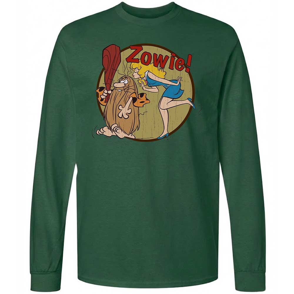 Long Sleeve T-Shirt - HLDUWZ9P - Forest Green - 4