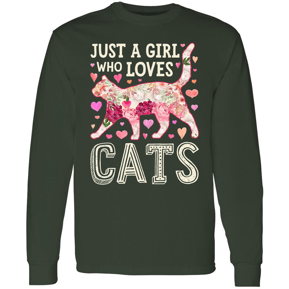 Long Sleeve T-Shirt - Q9VQZEZA - Forest Green - 4