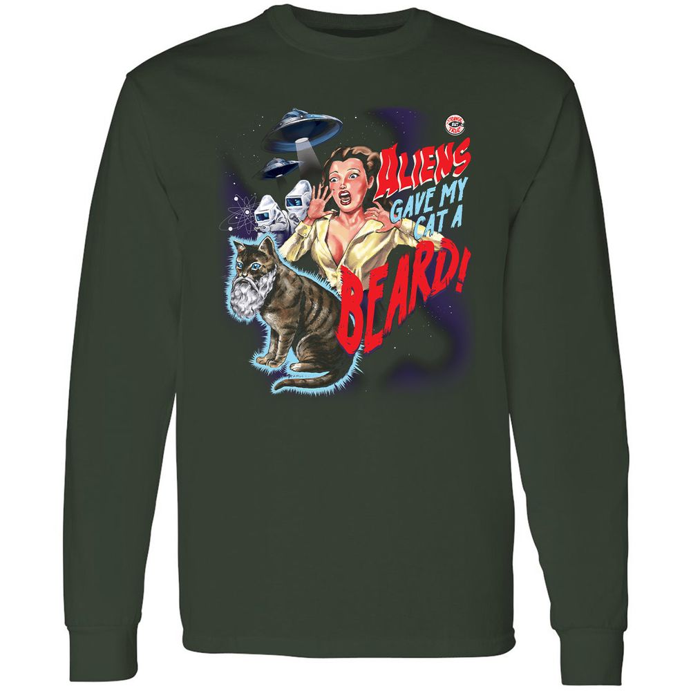 Long Sleeve T-Shirt - D9ZQR68Z - Forest Green - 4