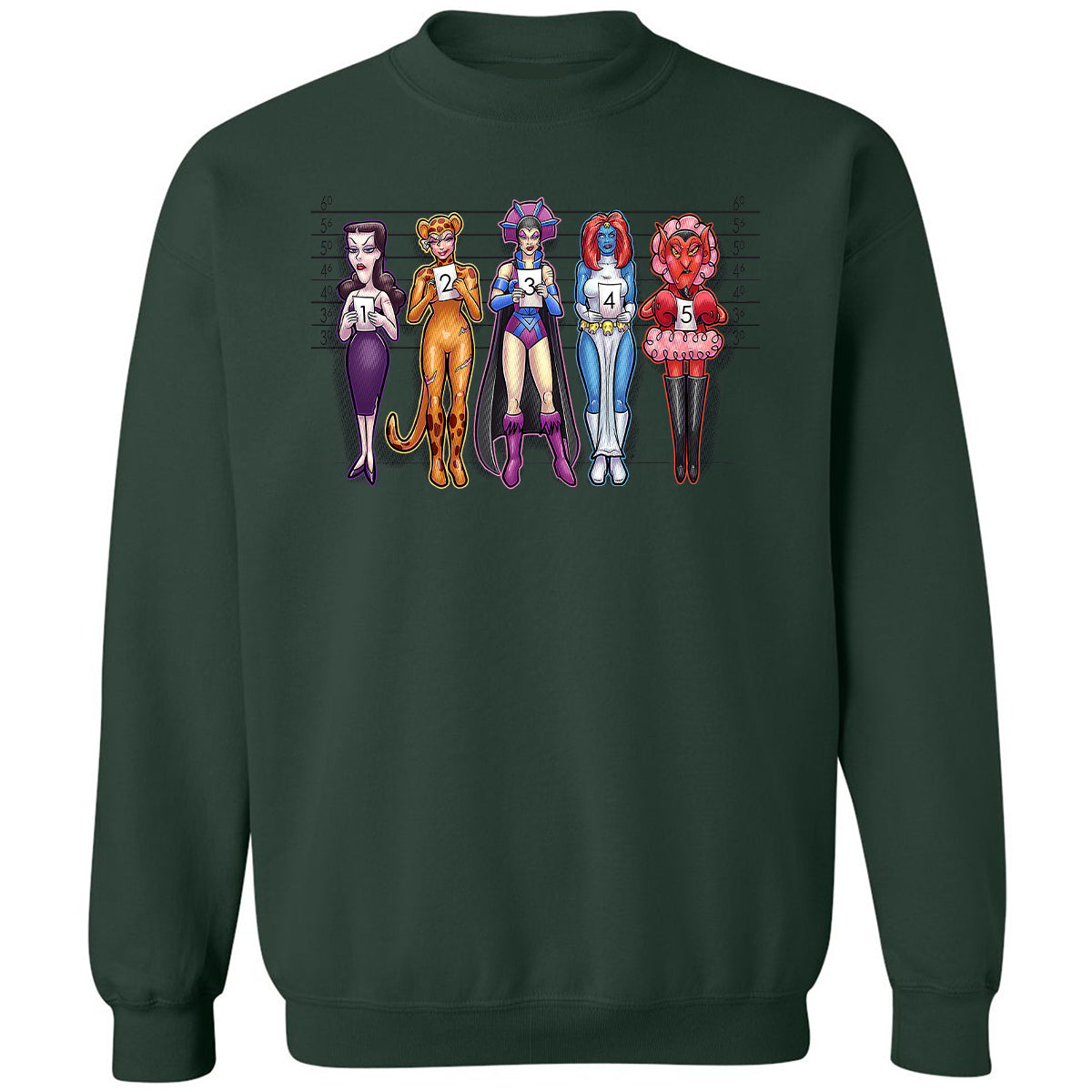 Classic Unisex Sweatshirt - K9ARMC4F - Forest Green - 4