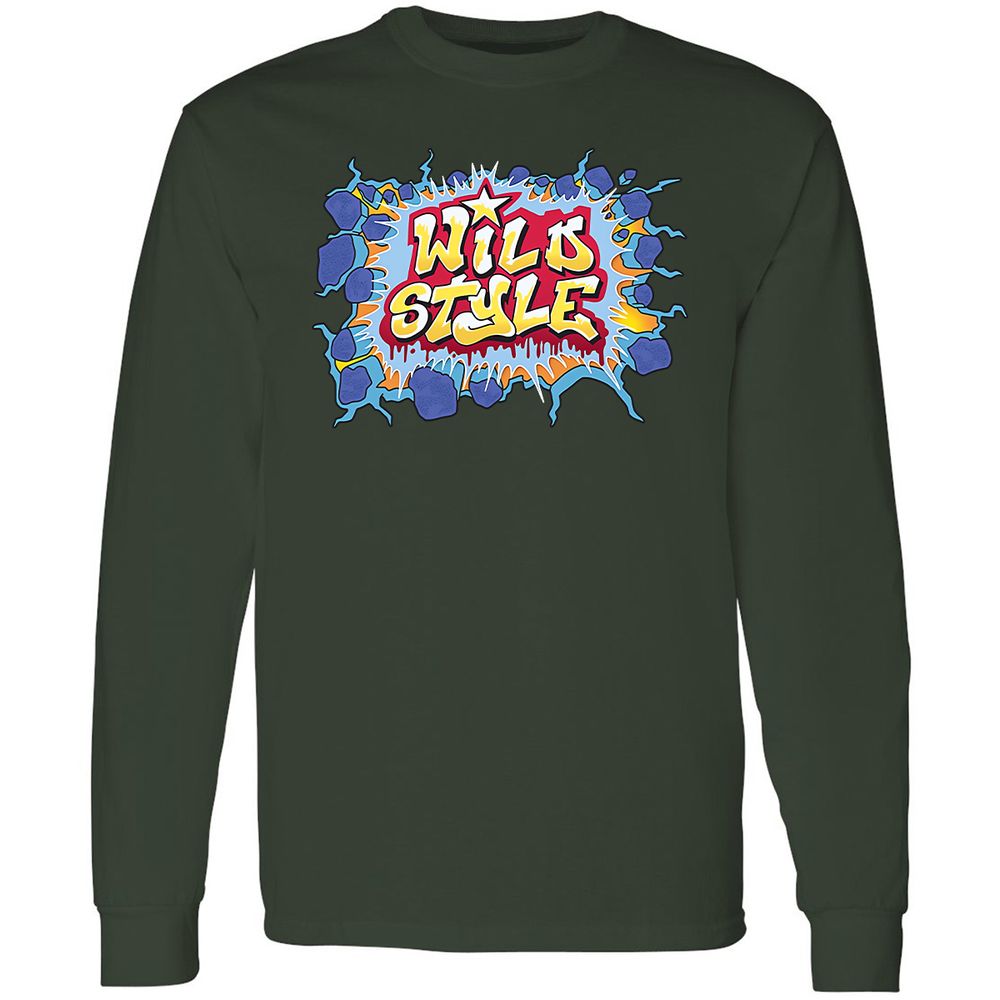 Long Sleeve T-Shirt - Black - Forest Green - 4