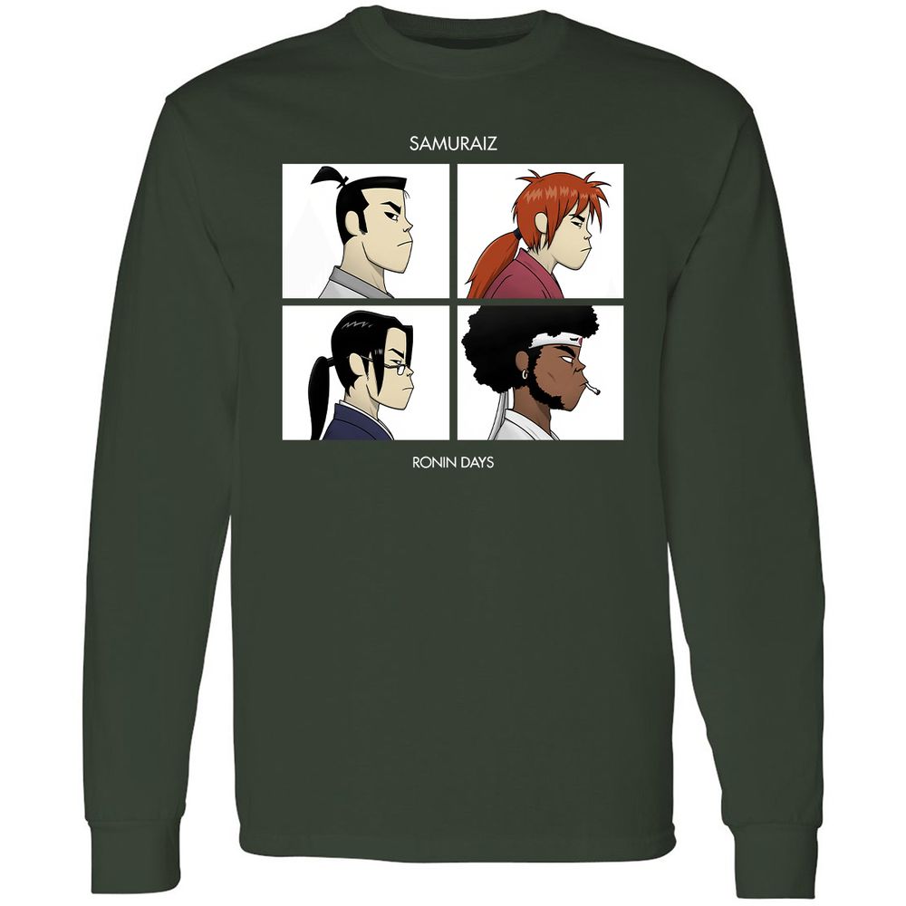 Long Sleeve T-Shirt - 9UGWZFBF - Forest Green - 4