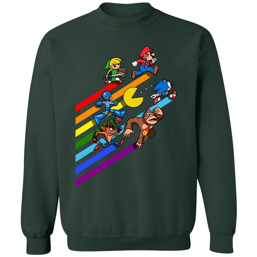 Classic Unisex Sweatshirt - DVQV9SRG - Forest Green - 4