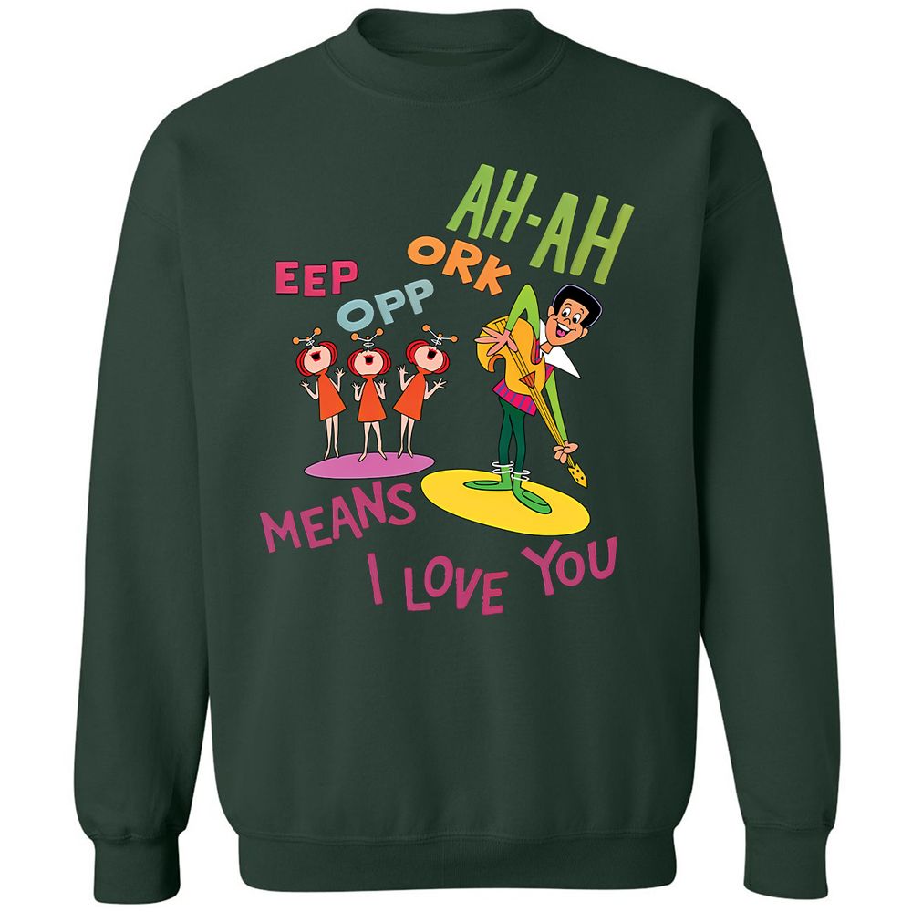 Classic Unisex Sweatshirt - YX7PS1BY - Forest Green - 4