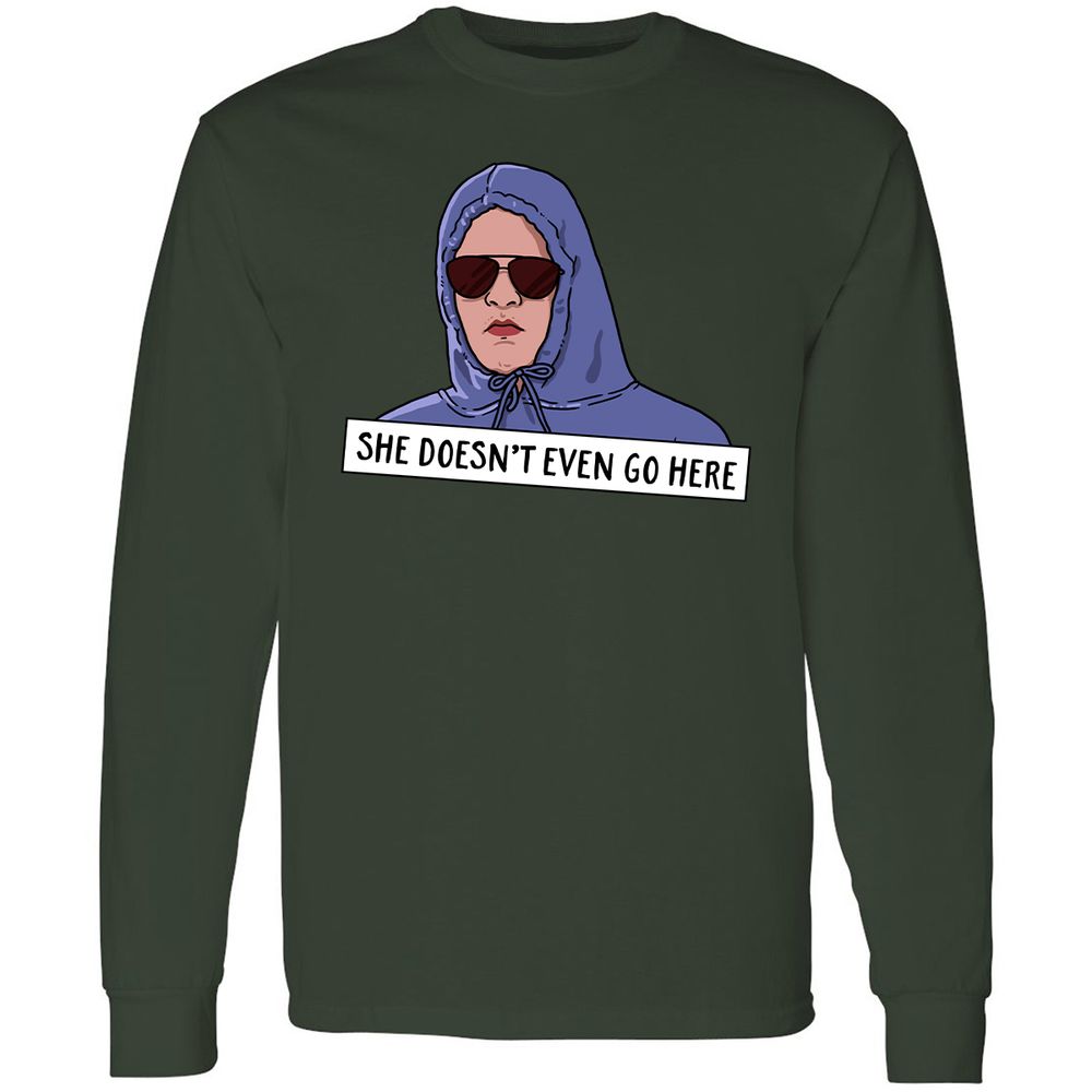 Long Sleeve T-Shirt - H4DU8SNT - Forest Green - 4