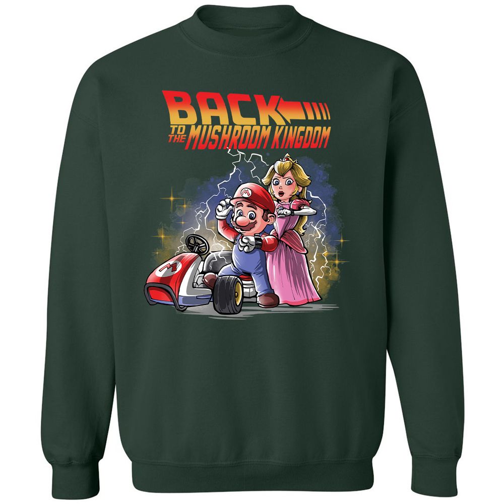 Classic Unisex Sweatshirt - UK68X2PF - Forest Green - 4
