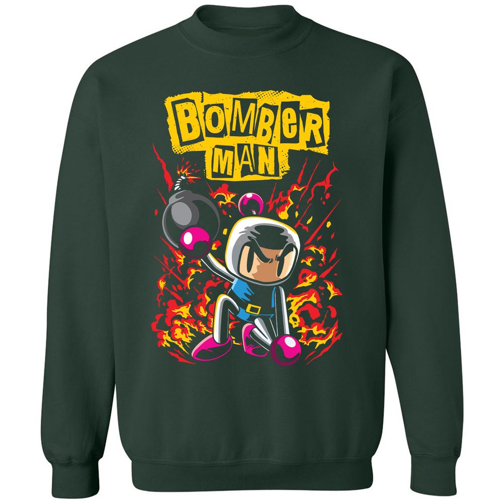 Classic Unisex Sweatshirt - 64BG6N9H - Forest Green - 4