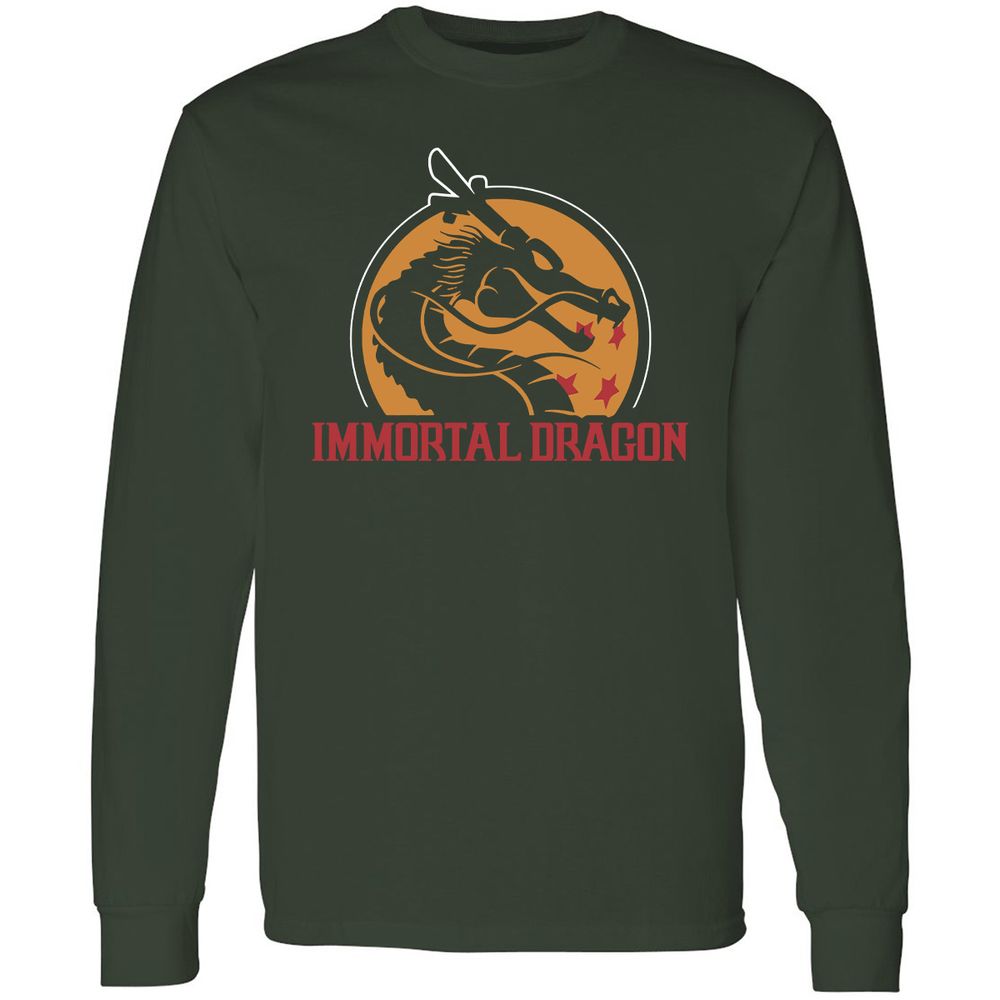 Long Sleeve T-Shirt - UTZX6CAD - Forest Green - 4