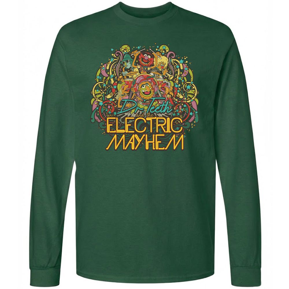 Long Sleeve T-Shirt - TXBY1LZ6 - Forest Green - 4