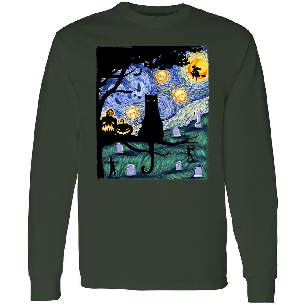 Long Sleeve T-Shirt - SJQ3LV63 - Forest Green - 4