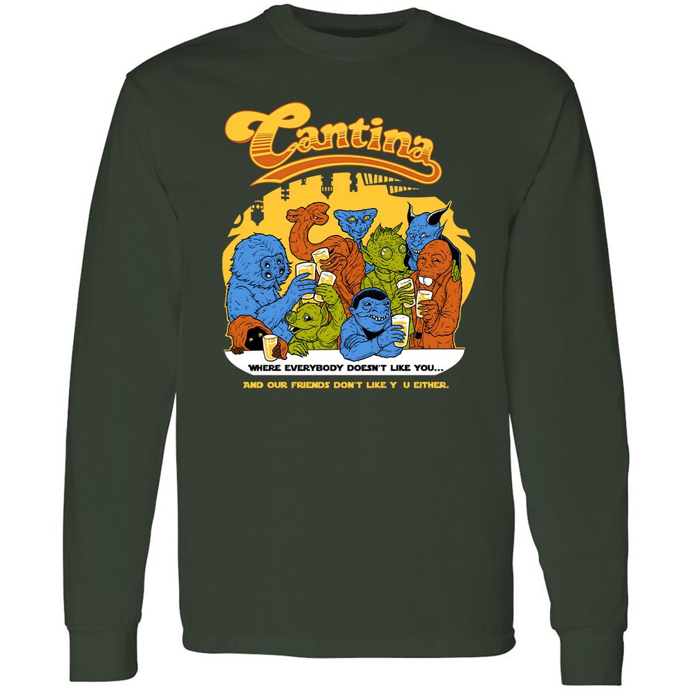 Long Sleeve T-Shirt - BWD7AEBQ - Forest Green - 4