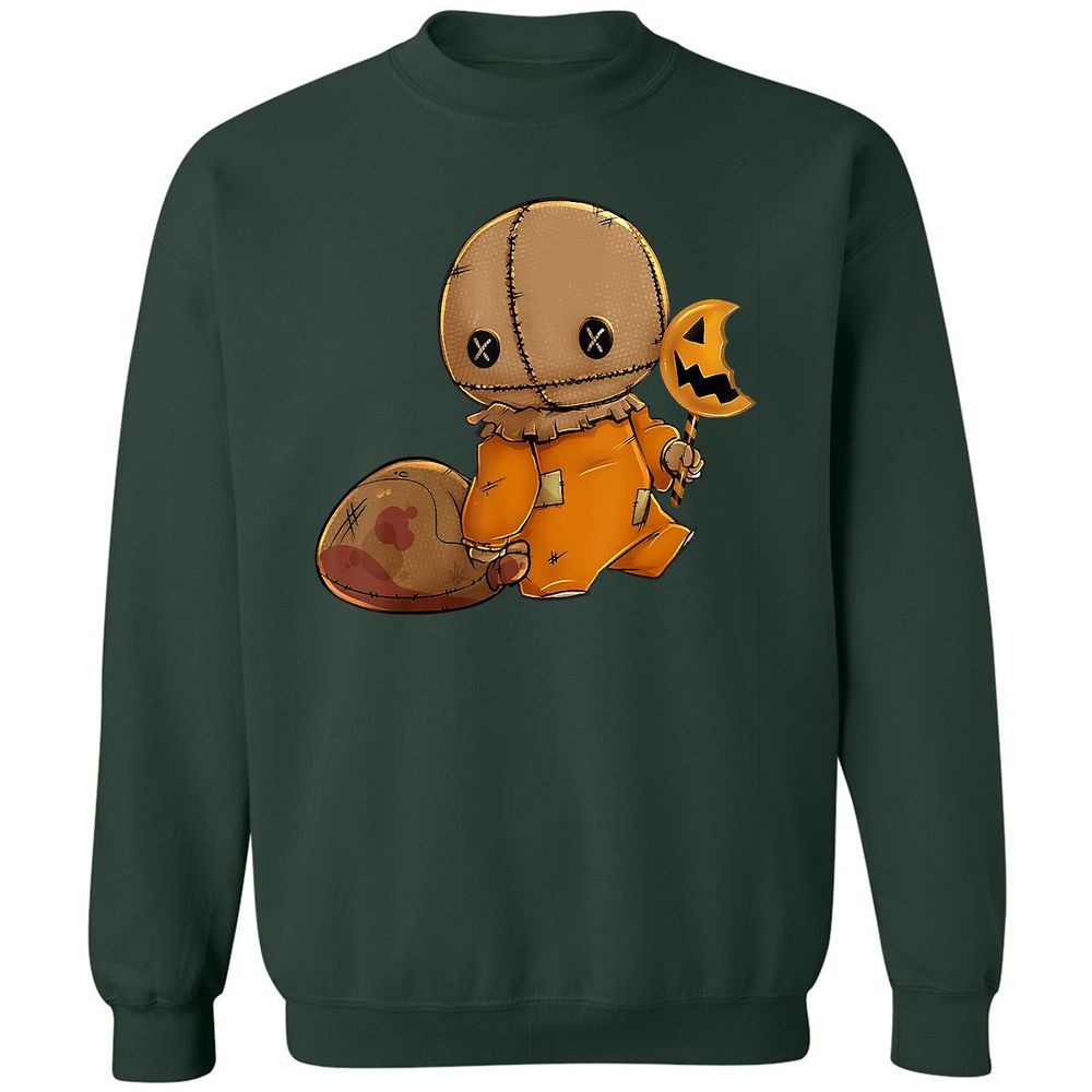 Classic Unisex Sweatshirt - C889KX7R - Forest Green - 4