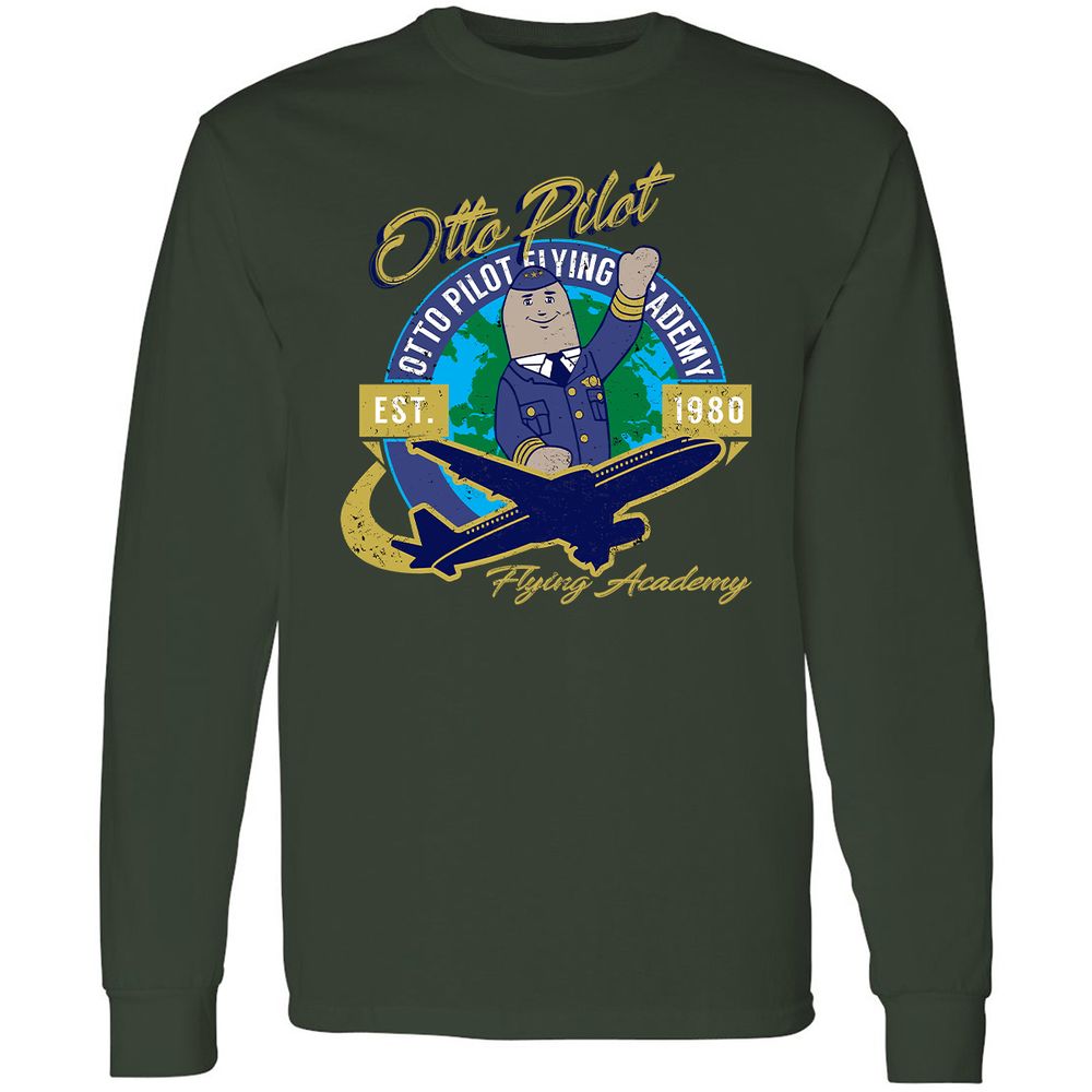Long Sleeve T-Shirt - 8682XHDE - Forest Green - 4