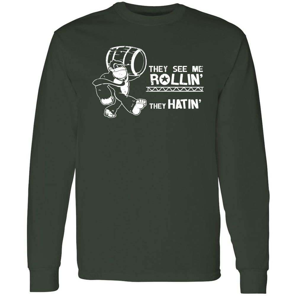 Long Sleeve T-Shirt - LZ3T2EHB - Forest Green - 4