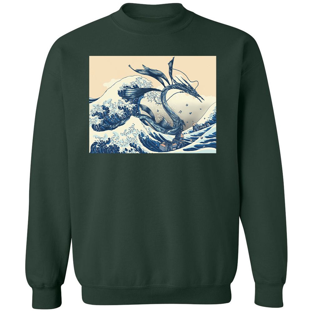 Classic Unisex Sweatshirt - P4Y1BWPE - Forest Green - 4