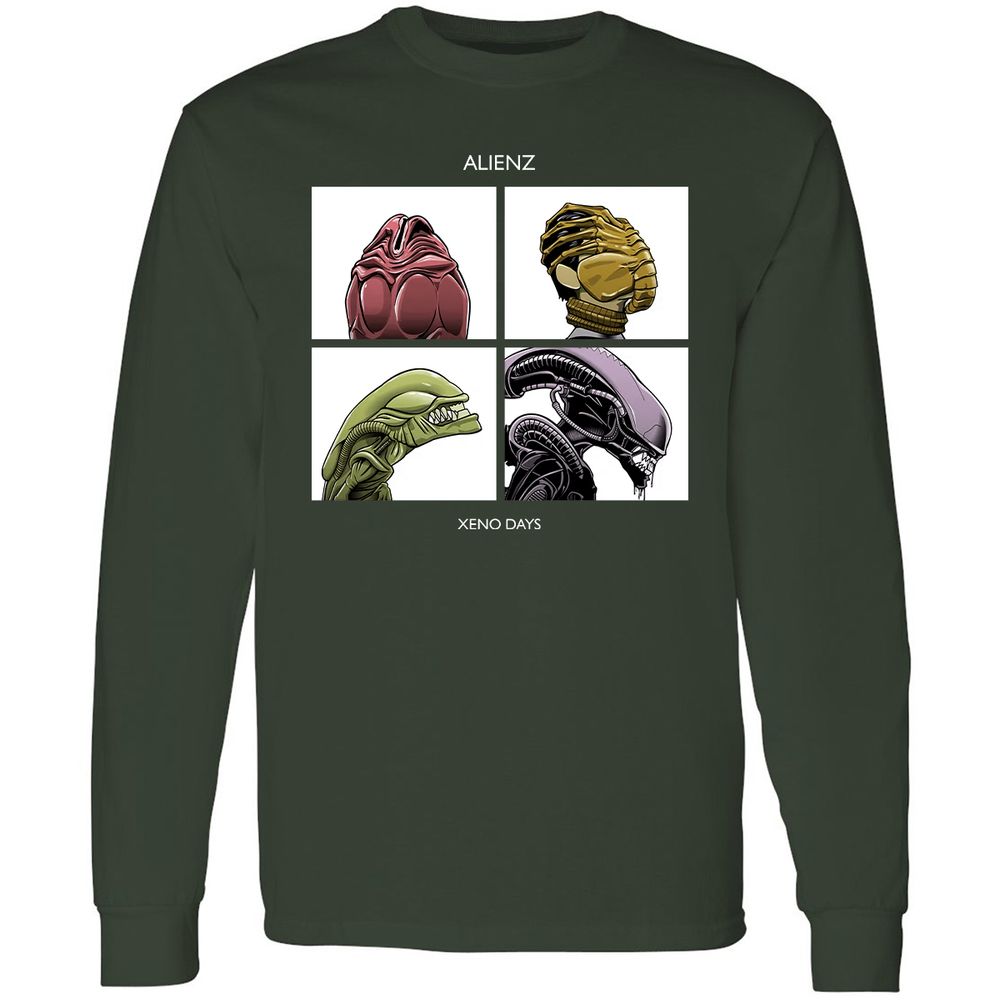 Long Sleeve T-Shirt - XR4PUGSB - Forest Green - 4