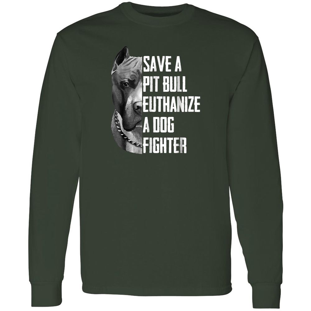 Long Sleeve T-Shirt - CA9PALP3 - Forest Green - 4