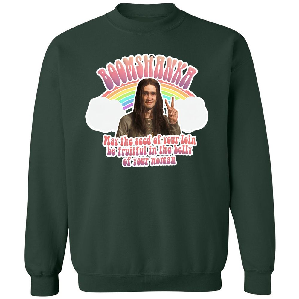 Classic Unisex Sweatshirt - 8JGBQ844 - Forest Green - 4