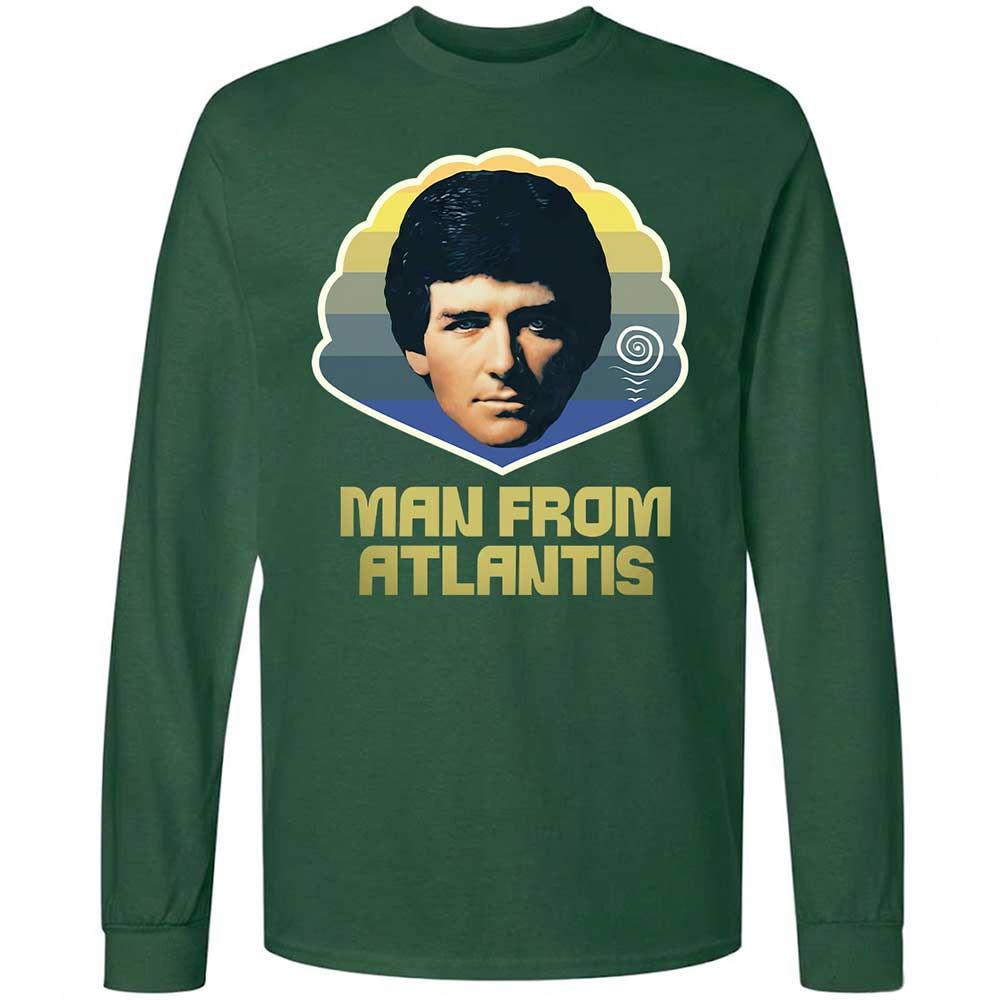 Long Sleeve T-Shirt - QFHCAQVR - Forest Green - 4