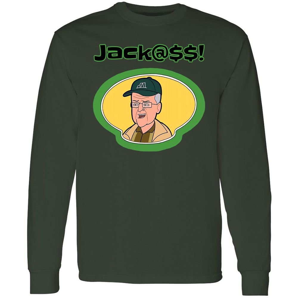 Long Sleeve T-Shirt - 6C454QGU - Forest Green - 4