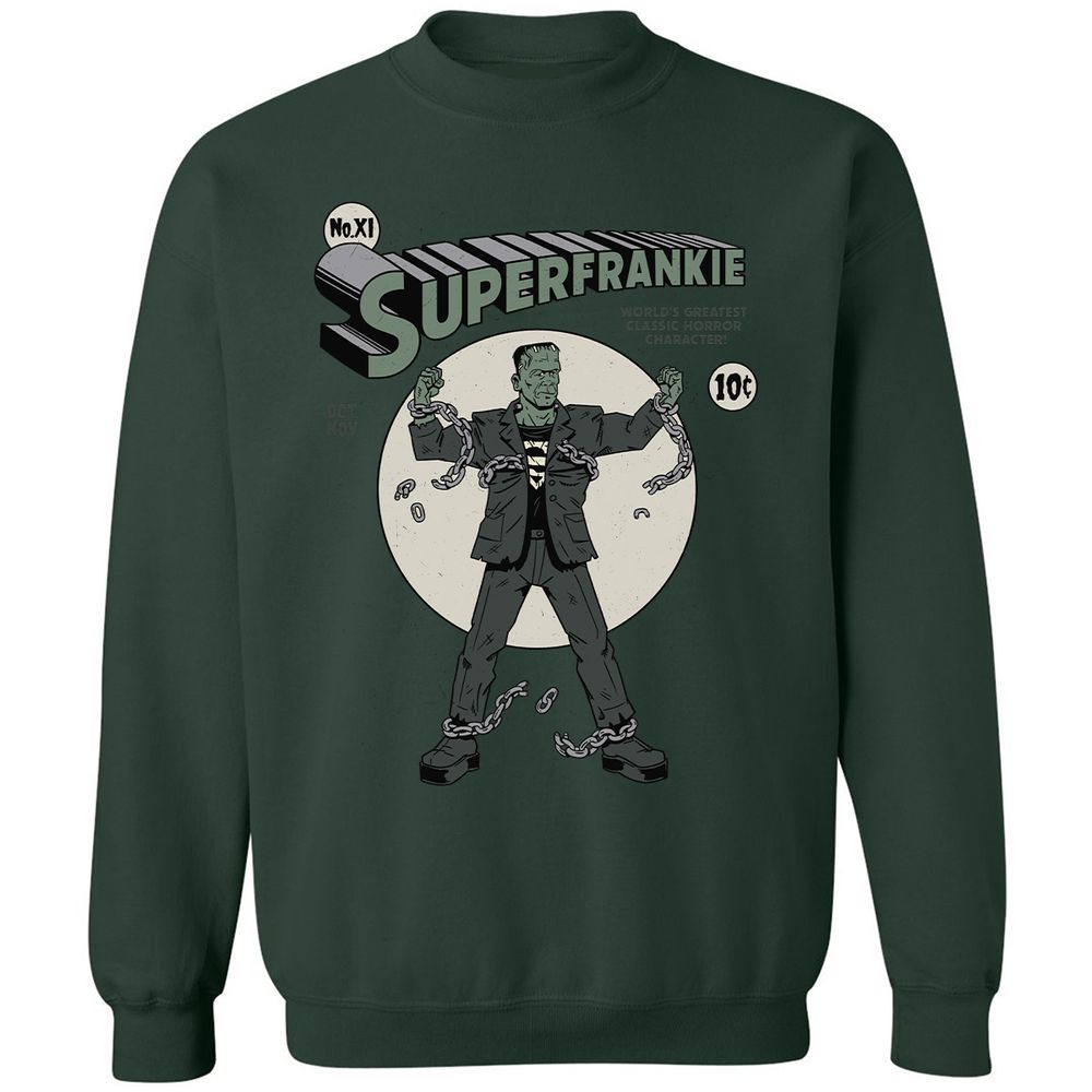 Classic Unisex Sweatshirt - 6KNAEJYZ - Forest Green - 4