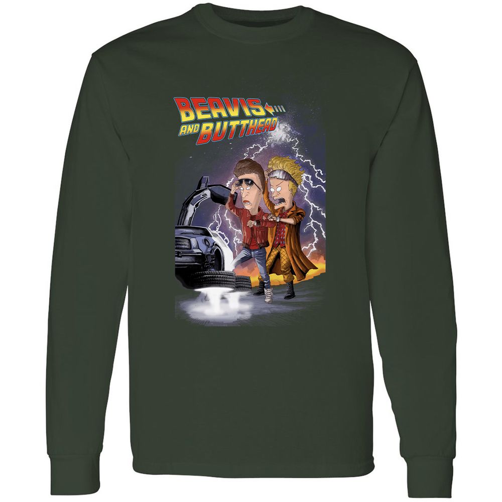 Long Sleeve T-Shirt - BJA8Y7GQ - Forest Green - 4