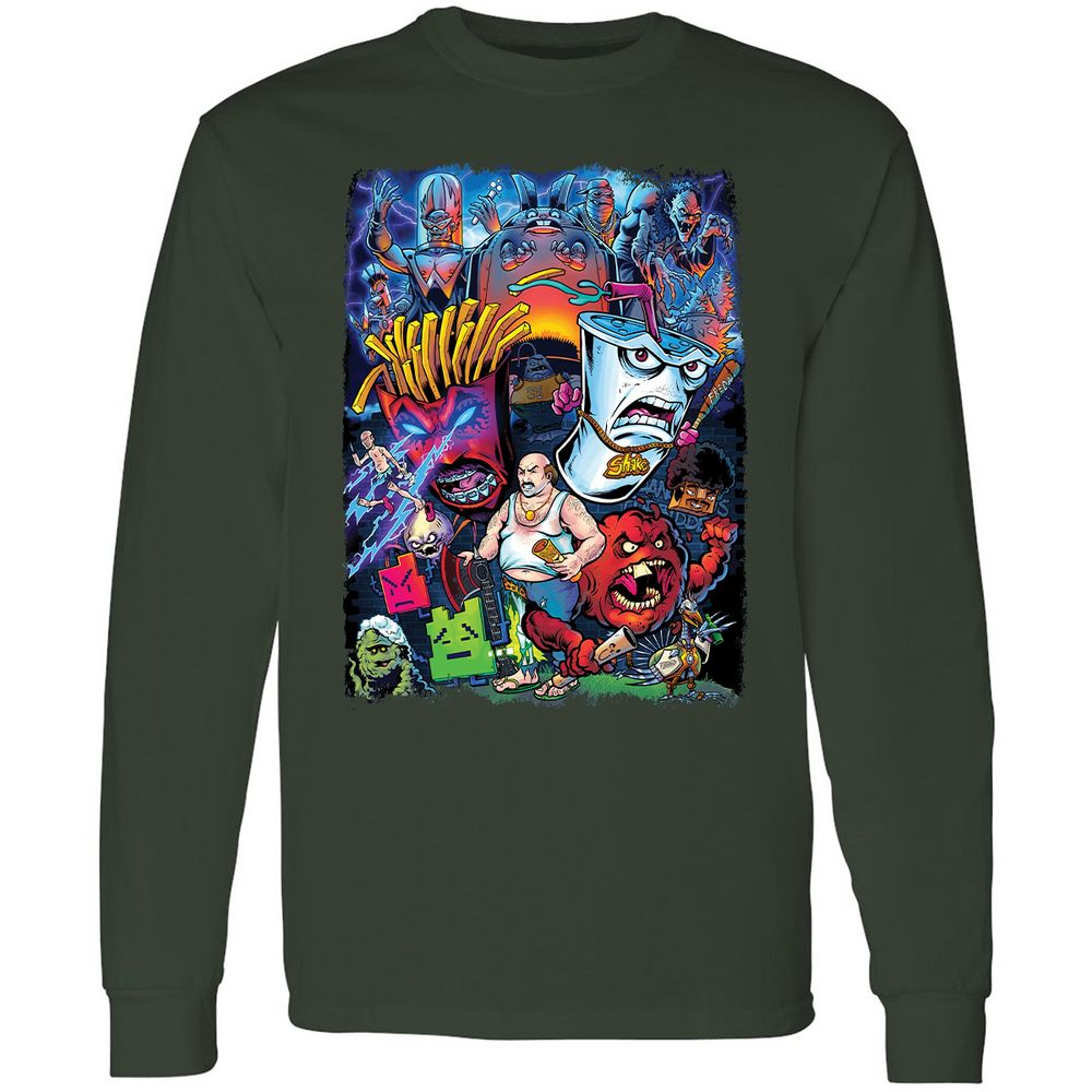 Long Sleeve T-Shirt - 3D1MWPBG - Forest Green - 4