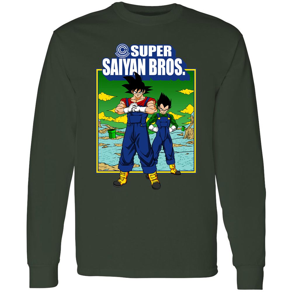 Long Sleeve T-Shirt - 6SU1UUGV - Forest Green - 4