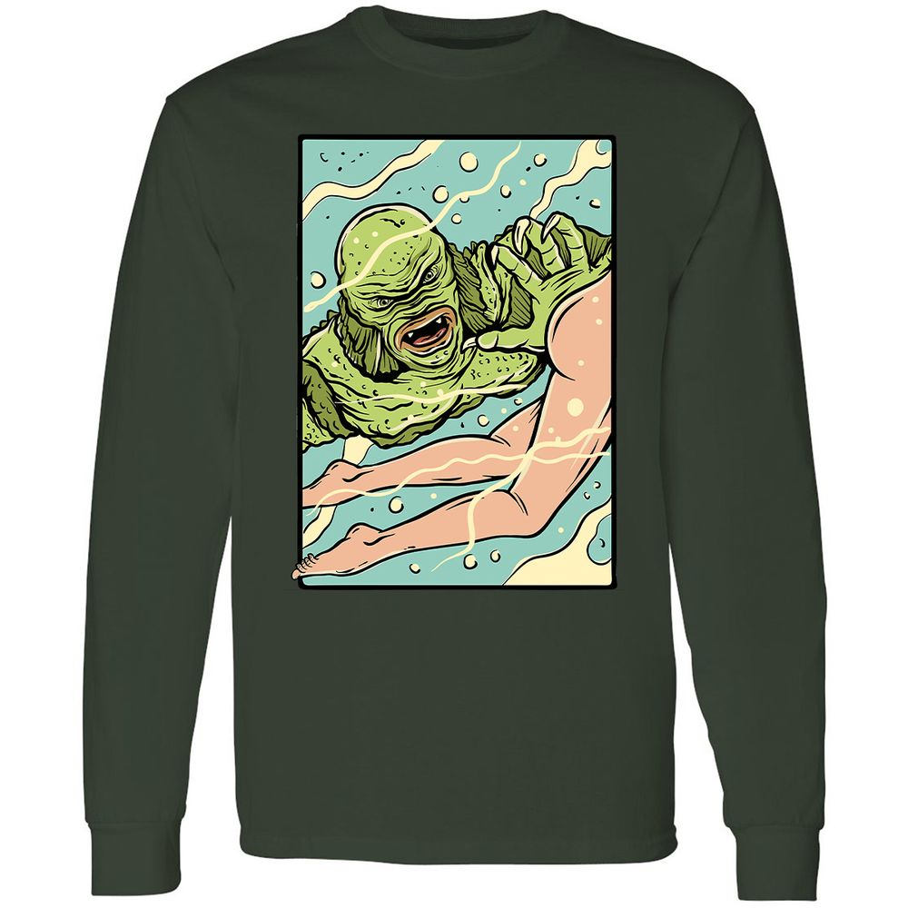 Long Sleeve T-Shirt - 2MUST22W - Forest Green - 4