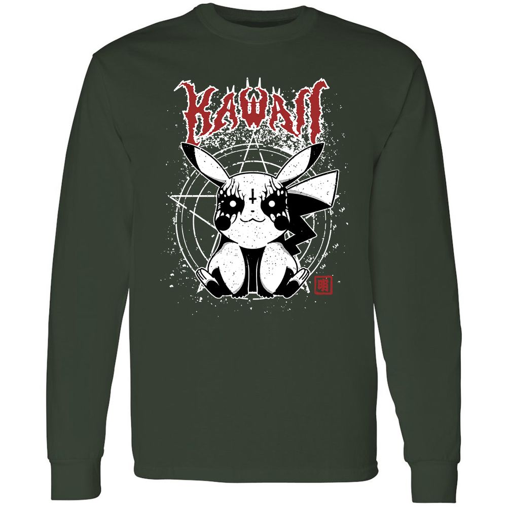 Long Sleeve T-Shirt - PHDSQ813 - Forest Green - 4