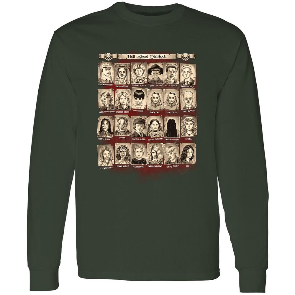 Long Sleeve T-Shirt - EU75B9UR - Forest Green - 4