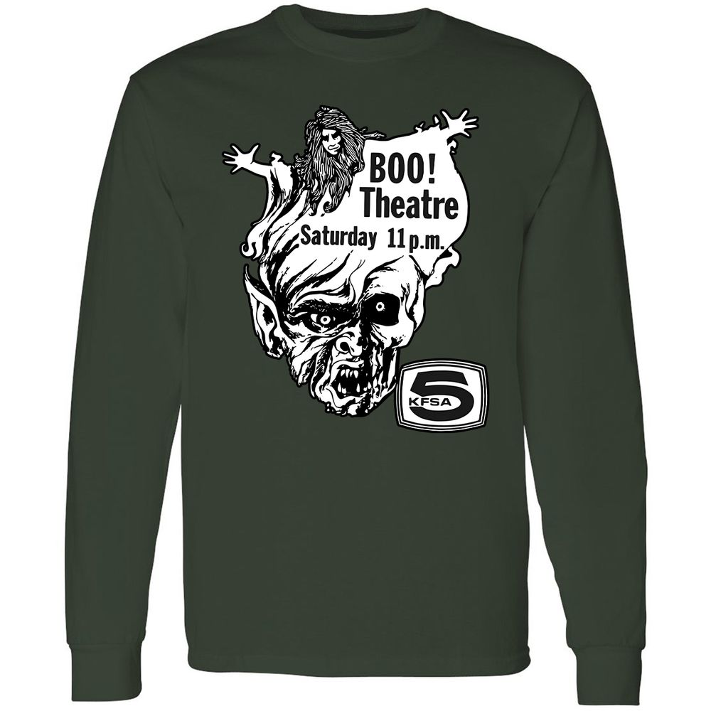 Long Sleeve T-Shirt - 7D4MJQ43 - Forest Green - 4