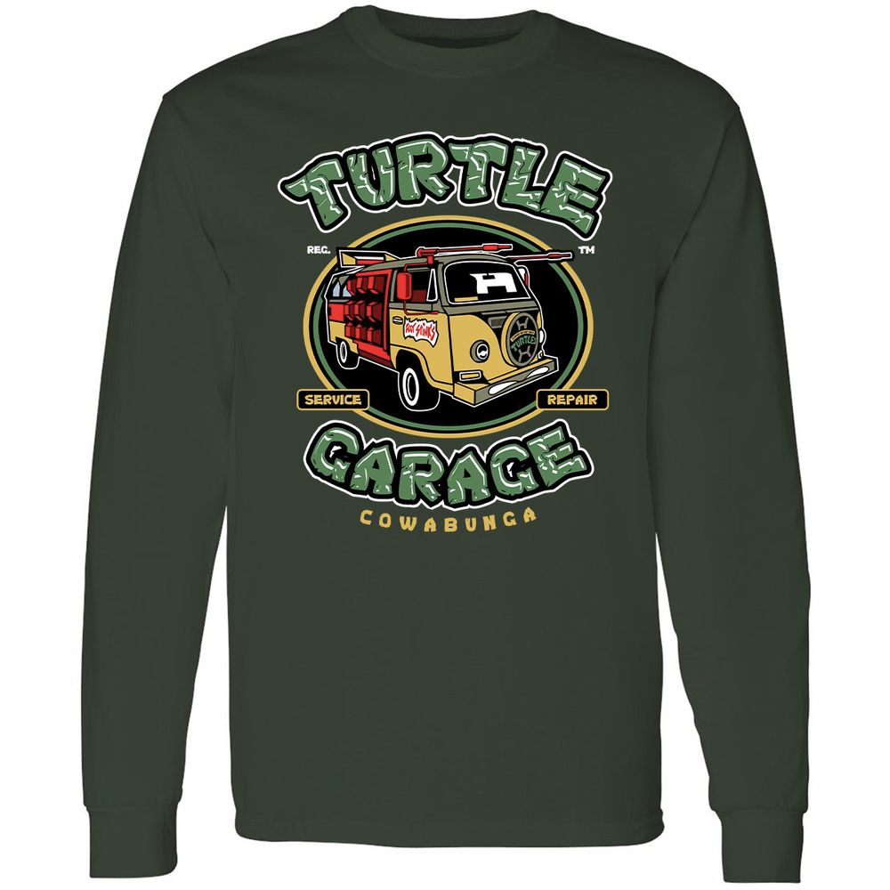 Long Sleeve T-Shirt - A6FUV7TQ - Forest Green - 4