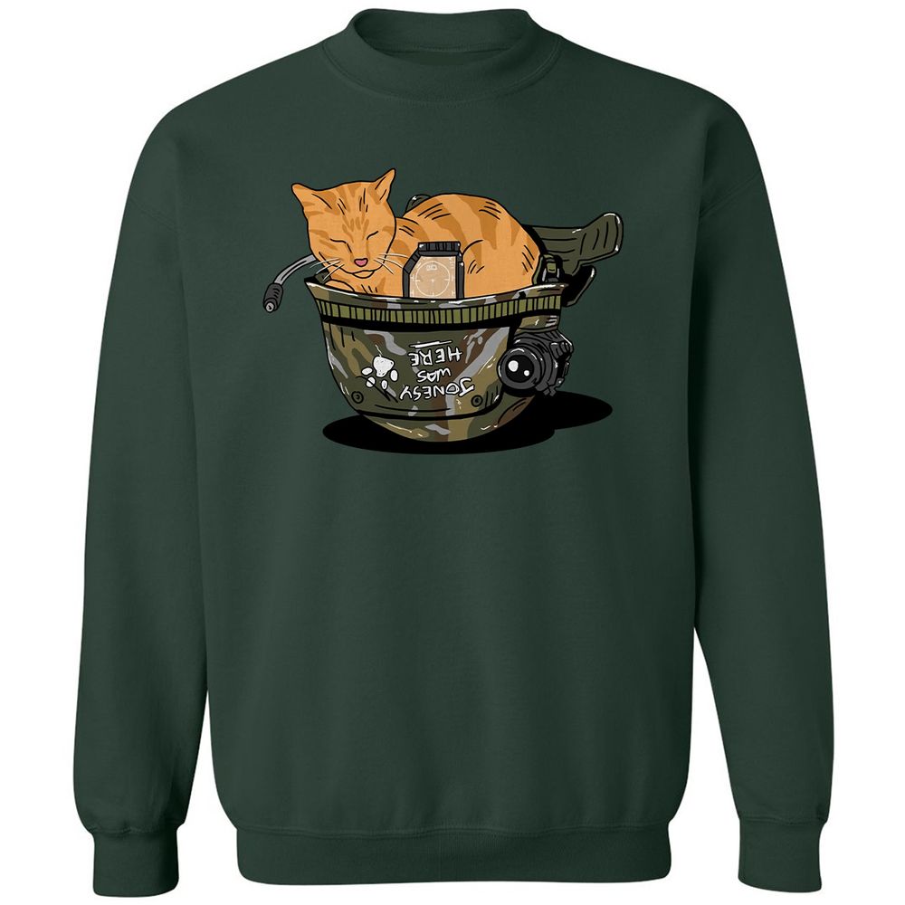 Classic Unisex Sweatshirt - 1DTF72MF - Forest Green - 4