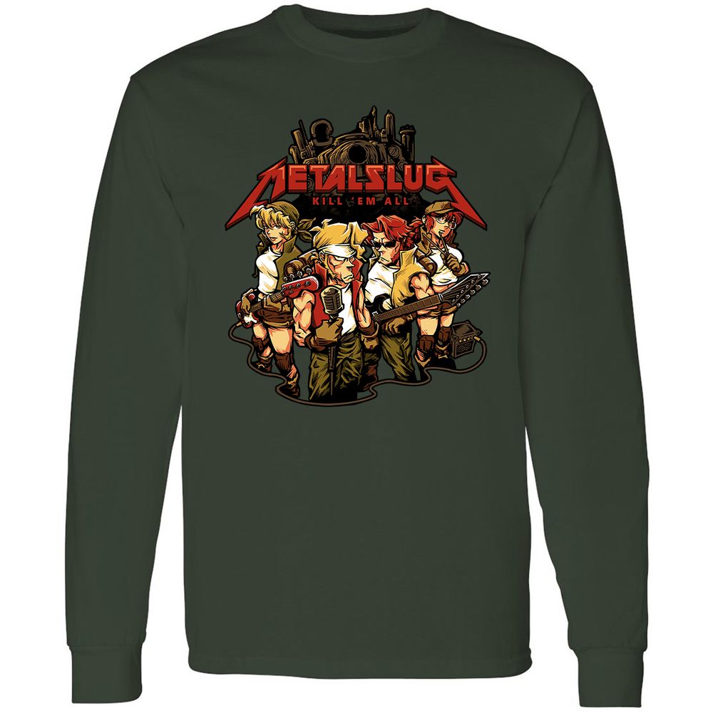 Long Sleeve T-Shirt - 8EK4W7KY - Forest Green - 4