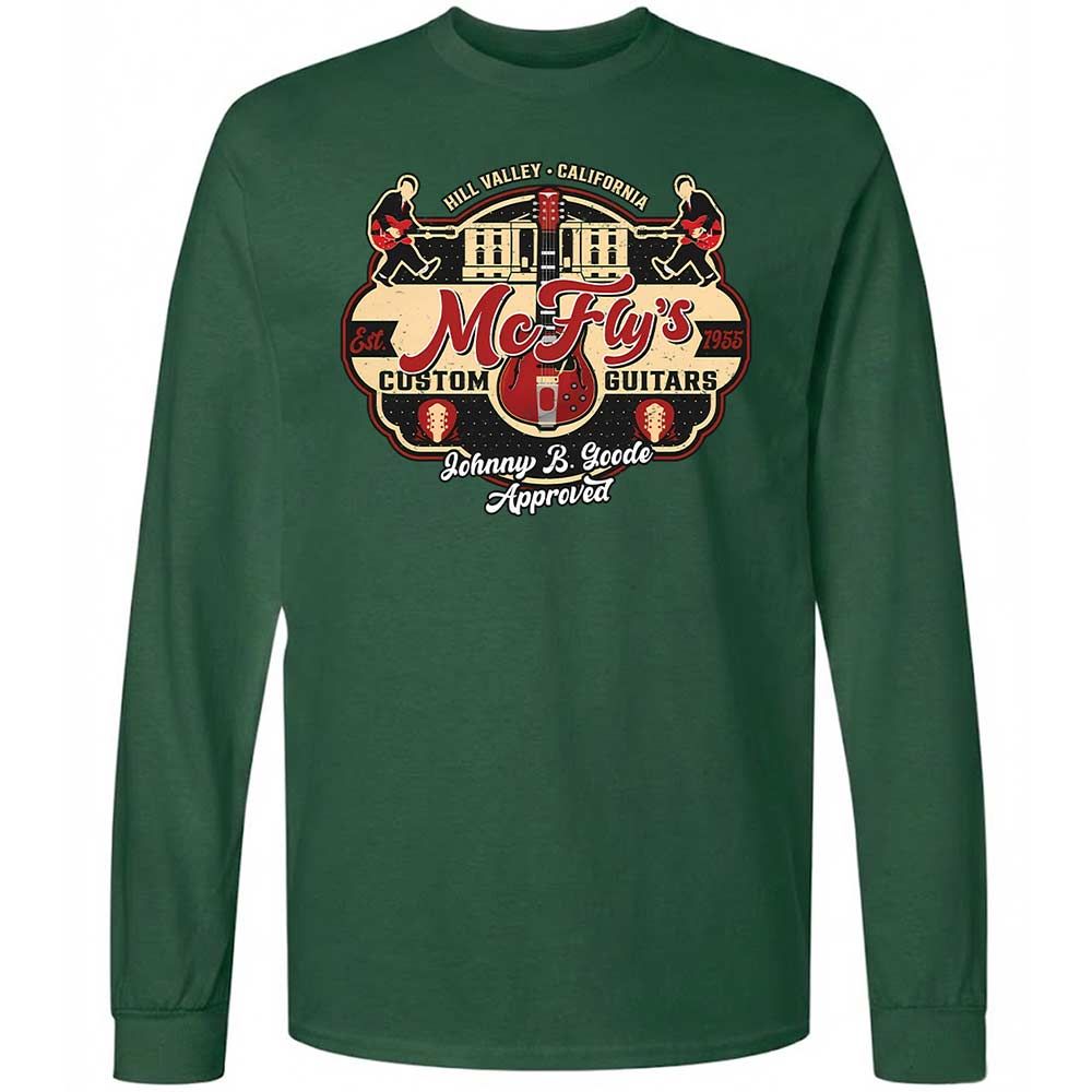 Long Sleeve T-Shirt - ZMSG6PQ7 - Forest Green - 4