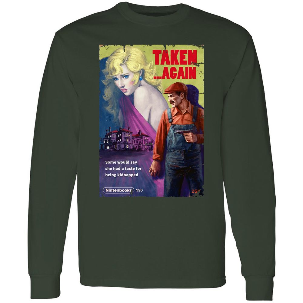 Long Sleeve T-Shirt - 3BU3SF9N - Forest Green - 4