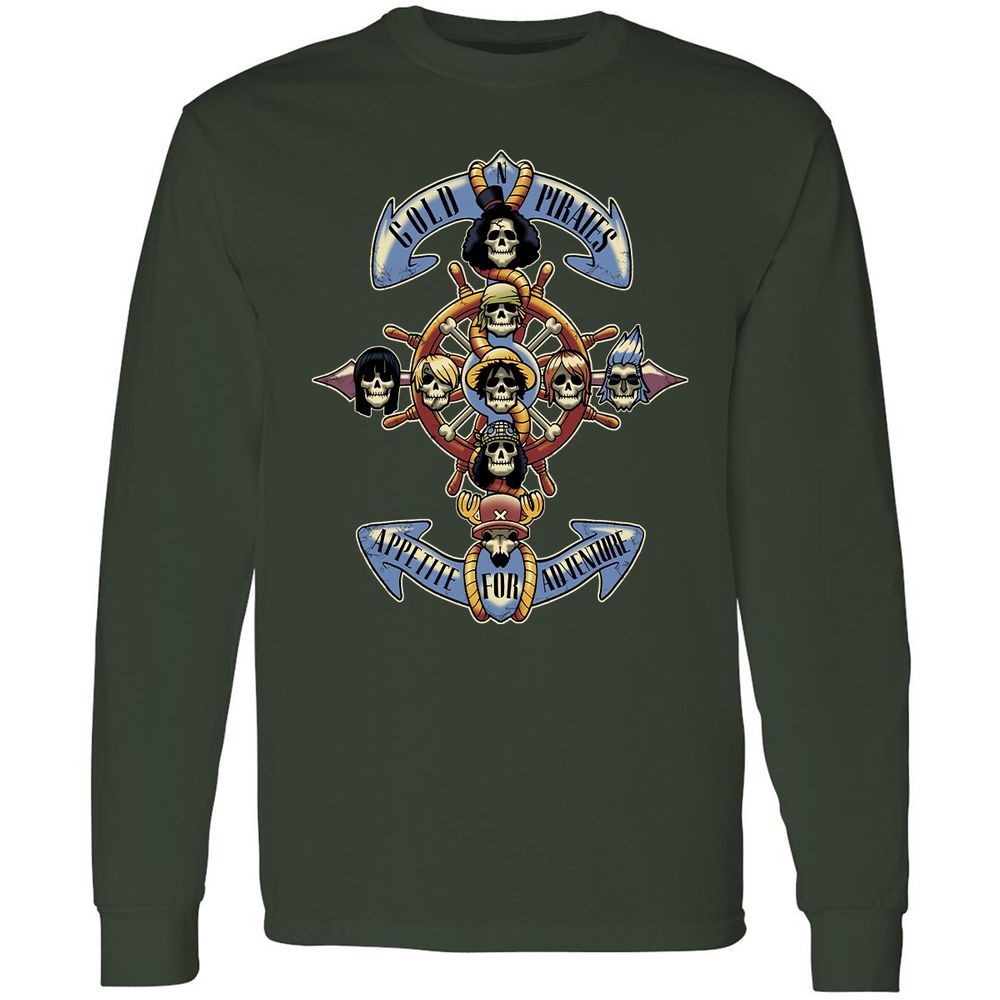 Long Sleeve T-Shirt - ZXNKJ2S2 - Forest Green - 4
